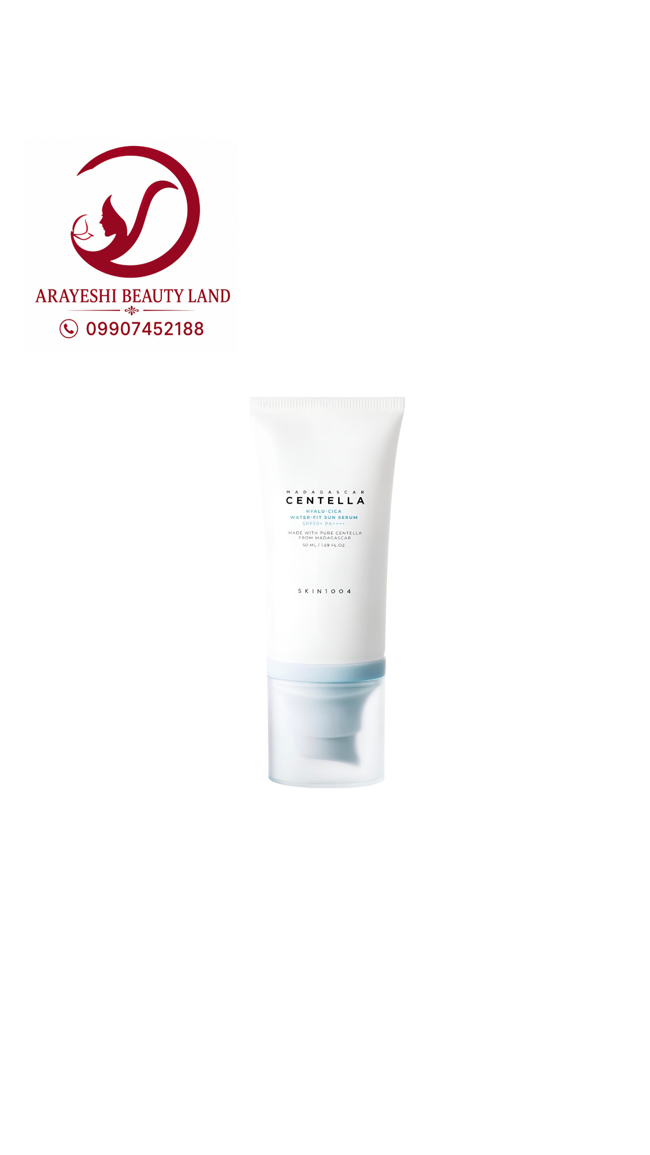 سرم ضد آفتاب بی رنگ آبرسان سنتلا Centella Hyalu Cica Water Fit Sun Serum Spf 50