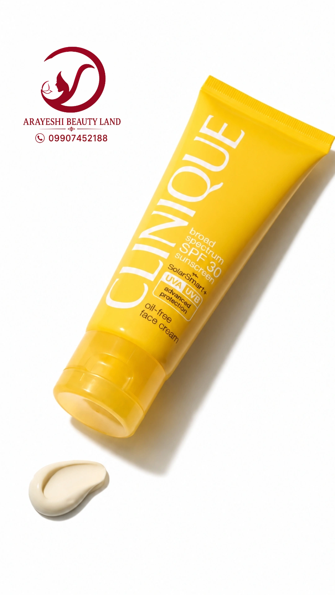 کرم ضد آفتاب کلینیک بی رنگ spf40 بدون چربی