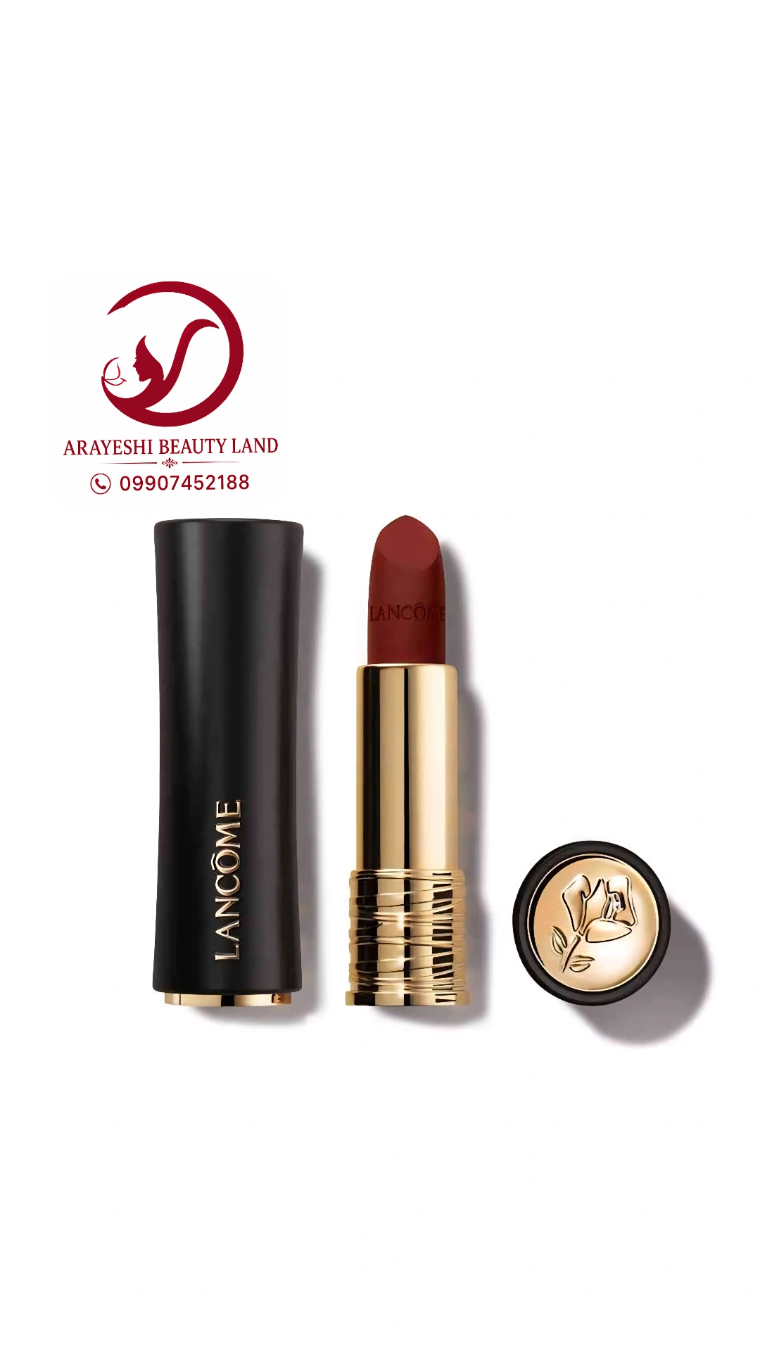 رژ لب جامد مات لانکوم L'Absolu Rouge Intimatte شماره 296
